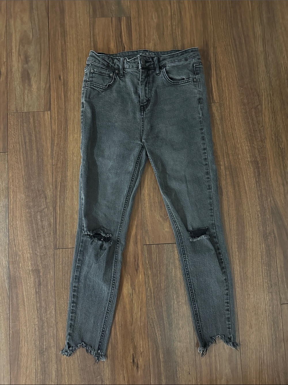 wild fable Black Distressed Skinny Jeans
